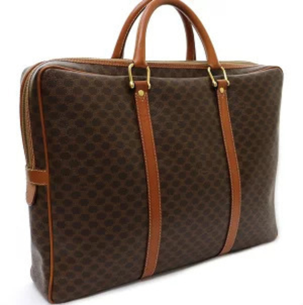 Celine Briefcase Macadam Bag Business Brown